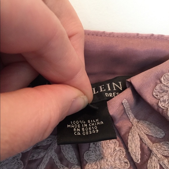 Anne Klein silk gown, knee length size 8 - Picture 4 of 6